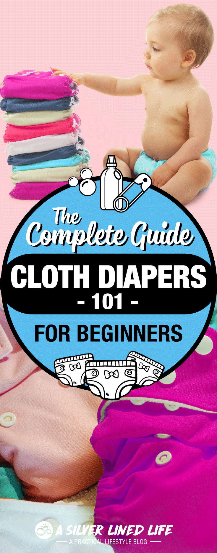 Cloth Diapering 101: For Beginners. Everything you need to know! The best cloth diapers, washing, where to buy them, how to use them, types of cloth diapers and more!! 
