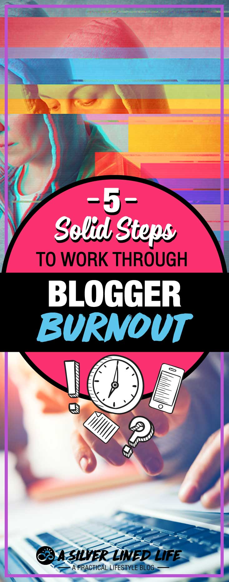 5 tips to avoid blogger burnout and work through it! An awesome blog post for beginners who are starting a blog, those who blog for money or for bloggers who are just burning out. These 5 straight to the point ideas and tips will help motivate you and give you inspiration to move forward and get out of that rut!