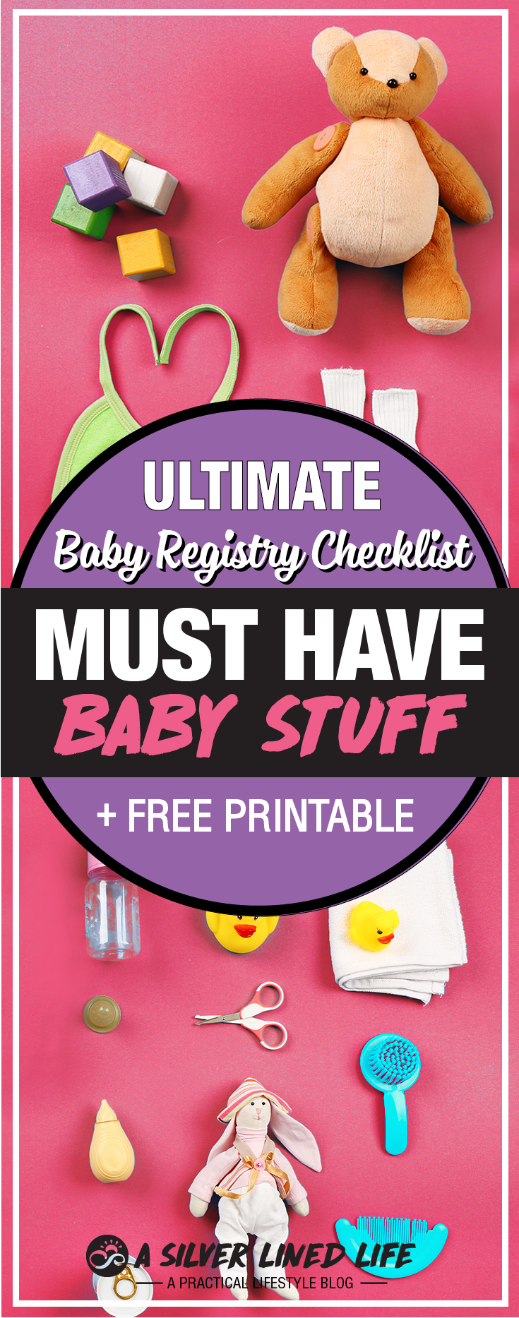 Must Have, Essential Baby Stuff For Your Registry! The best and ultimate checklist for new moms with the top must haves on your list including Amazon, Target, Walmart, buy buy baby and other stores. Whether you’re shopping for the first baby, the 2nd baby, twins etc., this list has all the basic and necessary items for your budget. These check lists also include cloth diapers, tips, a pdf download and all the complete detailed info families need to be prepared for a new baby. Parenting may not be a cake walk after pregnancy but at least you can be prepared in life with everything you need! #SLL