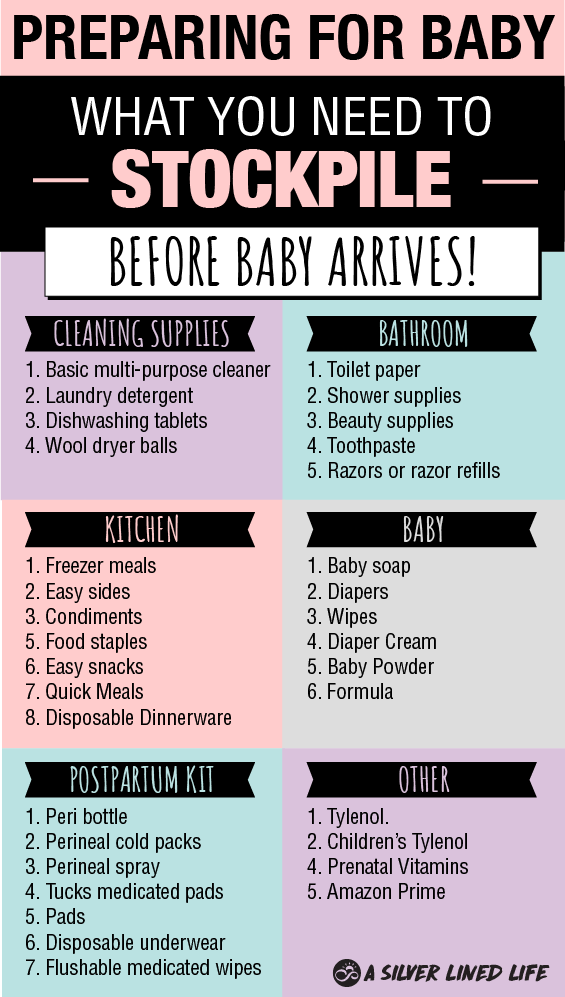 Preparing For Baby: What You NEED To Stockpile Before Baby Arrives! Stocking up before baby is one of the BEST thing to do during your pregnancy. By your second or third trimester, start adding to your supplies. A TP run postpartum is NOT ideal while you are recovering after birth through sleepless nights. Prepare now and thank yourself later! #SLL